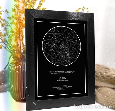 Zeitgen&ouml;ssische Karten: mapa estelar personalizado a4 el cielo en tu casa