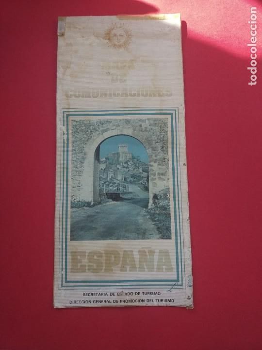 Mapas contempor&aacute;neos: MAPA DE COMUNICACIONES ESPA&Ntilde;A - 1979 - Foto 1