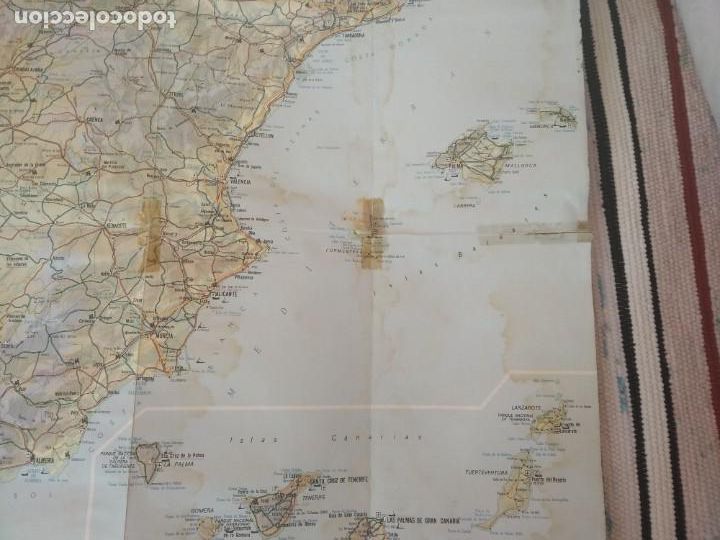 Mapas contempor&aacute;neos: MAPA DE COMUNICACIONES ESPA&Ntilde;A - 1979 - Foto 4