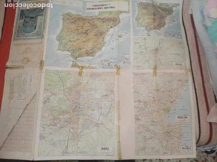 Mapas contempor&aacute;neos: MAPA DE COMUNICACIONES ESPA&Ntilde;A - 1979 - Foto 5