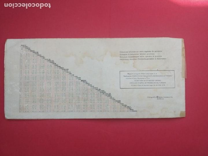 Mapas contempor&aacute;neos: MAPA DE COMUNICACIONES ESPA&Ntilde;A - 1979 - Foto 6
