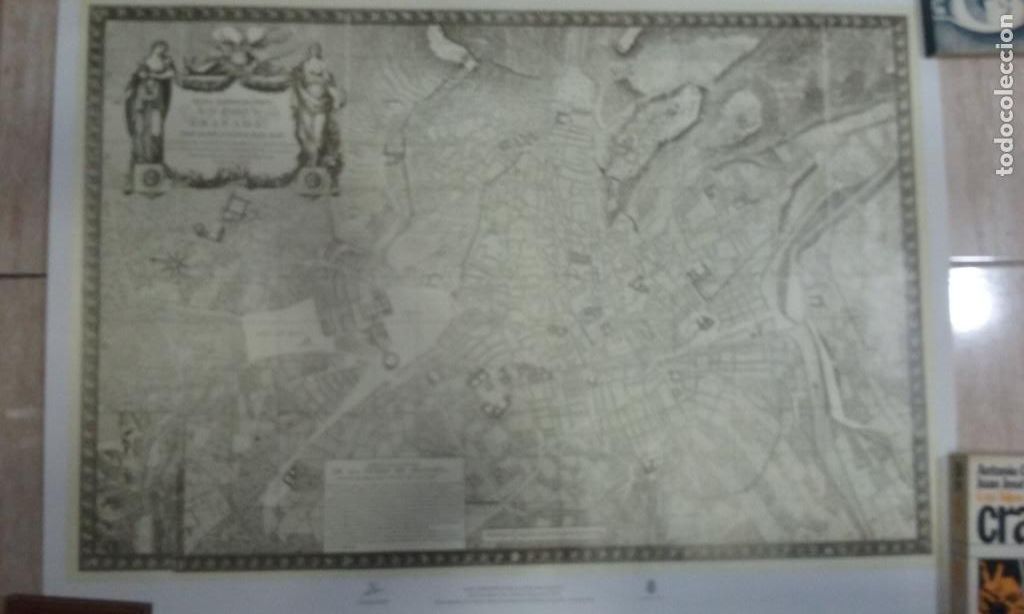 Zeitgen&ouml;ssische Karten: Mapa topogr&aacute;fico de la ciudad de Granada, Francisco Dalmau a&ntilde;o 1796