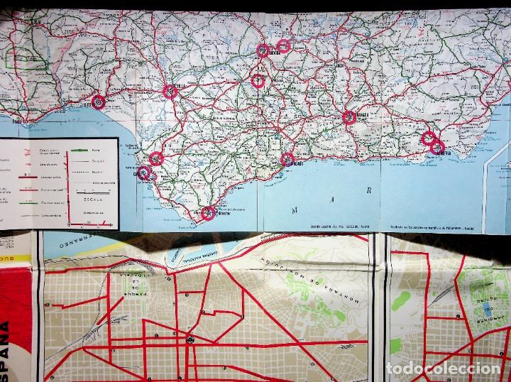 Mapas contempor&aacute;neos: MAPA DE ESPA&Ntilde;A. BANCO SANTANDER. 1966. - Foto 4