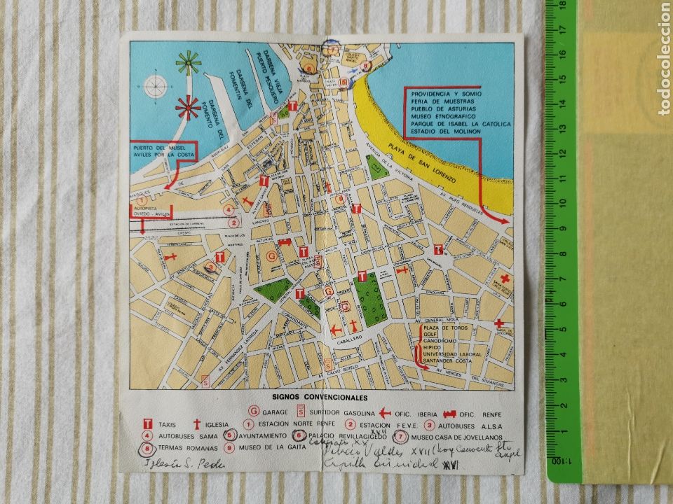 Mapas contempor&aacute;neos: Mapa plano Gijon Asturias - Foto 1