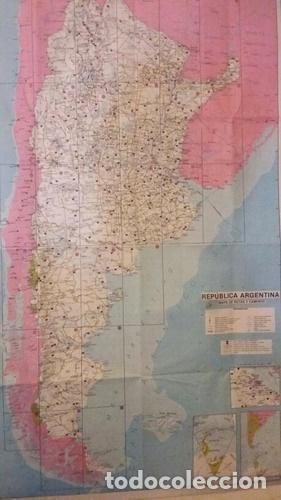 Mapas contempor&aacute;neos: mapa gigante argentina 70 x 51