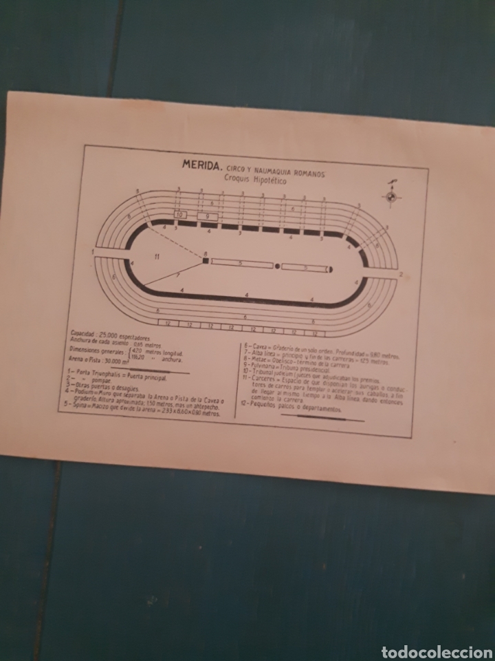 Mapas contempor&aacute;neos: Plano del Teatro y el circo Romano de Merida - Foto 2