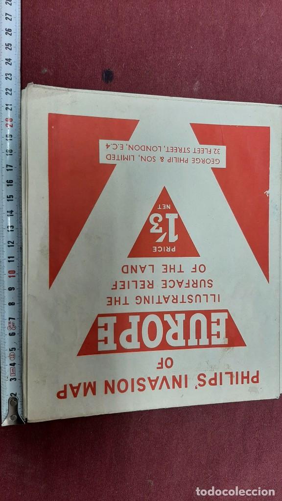 Mapas contempor&acirc;neos: MAPA DE EUROPA PHILIP,S 1968