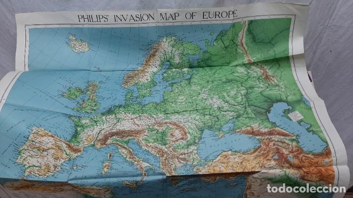 Mapas contempor&aacute;neos: MAPA DE EUROPA PHILIP,S 1968 - Foto 2