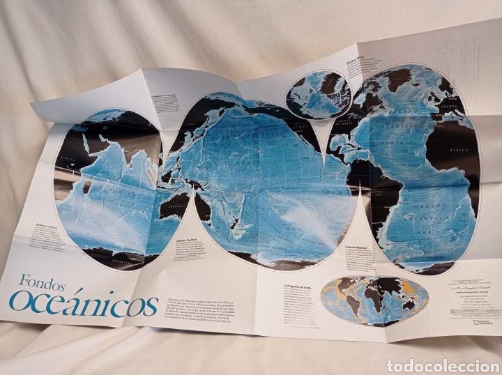 Mapas contempor&acirc;neos: MAPA NATIONAL GEOGRAPHIC FONDOS OCE&Aacute;NICOS Y MAUNA KEA
