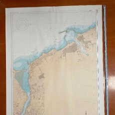 Mapas contemporáneos: MAPA CARTA NÁUTICA - PUERTO DE LEIXOES DESEMBOCADURA DEL RÍO DUERO. Lote 302231683