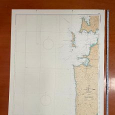 Mapas contemporáneos: MAPA CARTA NÁUTICA - DE ISLAS CÍES AL RÍO MIÑO. Lote 302233453