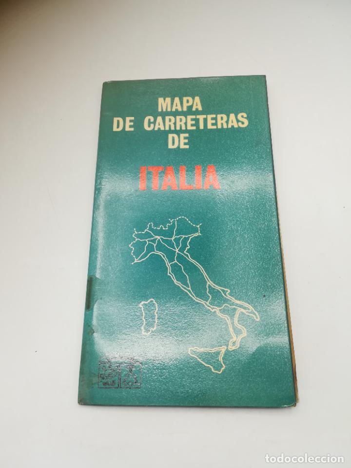 Mappe contemporanee: MAPA DE CARRETERAS DE ITALIA. PUBLICITARIO. PRODUCTOS ROCHE. N&ordm; 4. VER