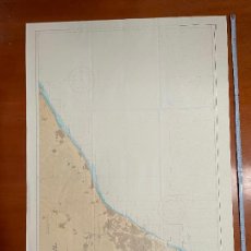 Mapas contemporáneos: MAPA CARTA NÁUTICA - DEL PUERTO DE BARCELONA AL PUERTO DE ARENYS DEL MAR. Lote 302981758