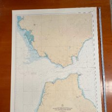 Mapas contemporáneos: MAPA CARTA NÁUTICA - DE BROA DE SANLUCAR A ESTEPONA Y DE LARACHE A CABO MAZARI. Lote 302987108