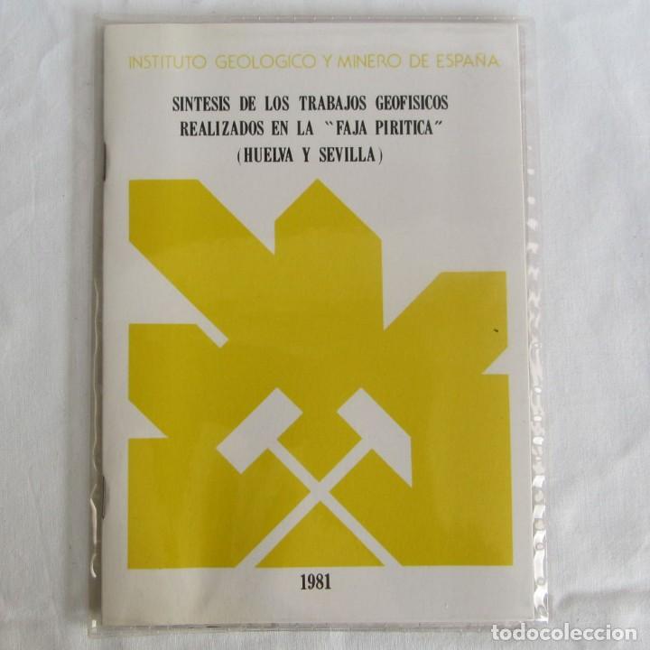 Mapas contempor&acirc;neos: Mapa s&iacute;ntesis de los trabajos geof&iacute;sicos realizados en la faja pir&iacute;tica Huelva y Sevilla