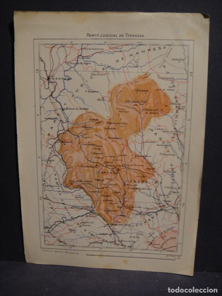 Mapas contempor&acirc;neos: partit judicial de terrassa - a. martin editor , s.poch grab&oacute;