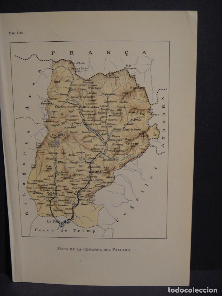 Mapas contempor&aacute;neos: mapa de la comarca del pallars - a&ntilde;o 1931 - Foto 1