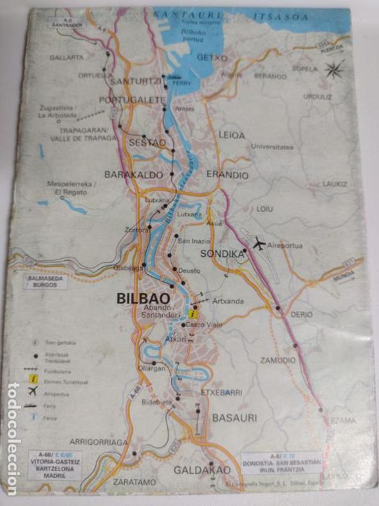 Mapas contempor&aacute;neos: PLANO BILBAO - mapa - map - Foto 5