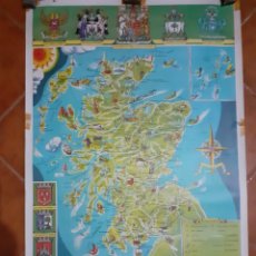 Mapas contemporáneos: ANTIGUO MAPA SCOTLAND. Lote 309354438