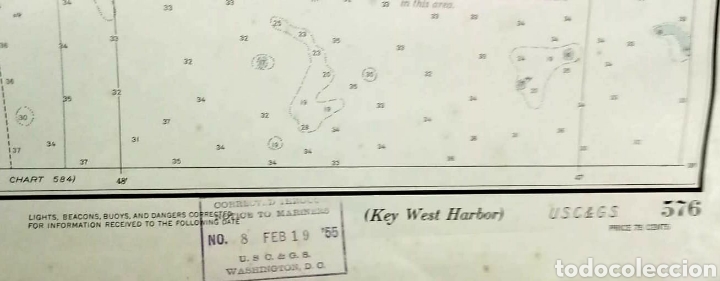 Mapas contempor&aacute;neos: Mapa de Florida, Key west harbor - Foto 2