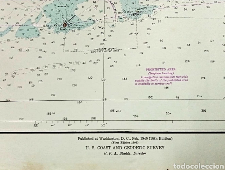Mapas contempor&aacute;neos: Mapa mar&iacute;timo de Florida Key west harbor - Foto 4