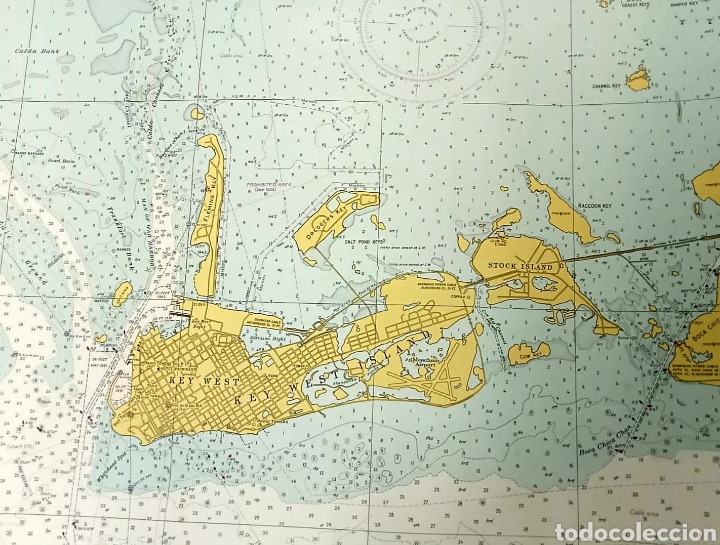 Mapas contempor&aacute;neos: Mapa mar&iacute;timo de Florida Key west harbor - Foto 5