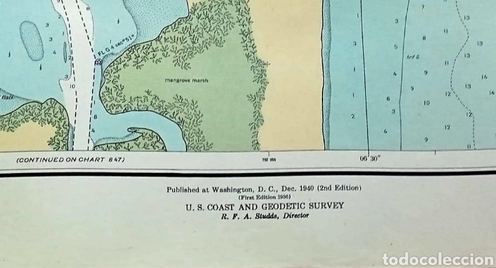 Mapas contempor&aacute;neos: Mapa mar&iacute;timo de Florida Port everglades - Foto 2