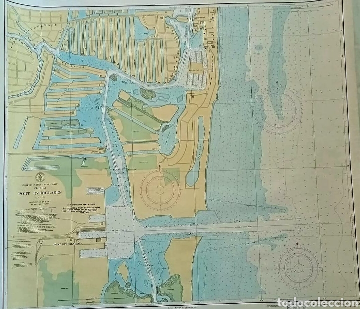 Mapas contempor&aacute;neos: Mapa mar&iacute;timo de Florida Port everglades - Foto 1