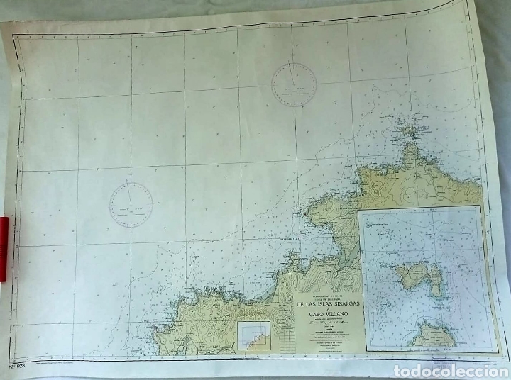 Mapas contempor&aacute;neos: Mapa mar&iacute;timo de las islas sisargas al cabo villano - Foto 3