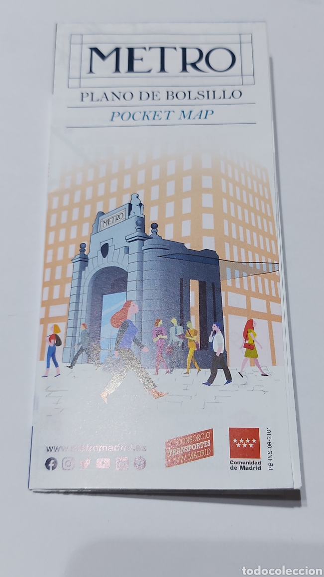 Mapas contempor&acirc;neos: PLANO DEL METRO DE MADRID . EDICION JULIO 2021