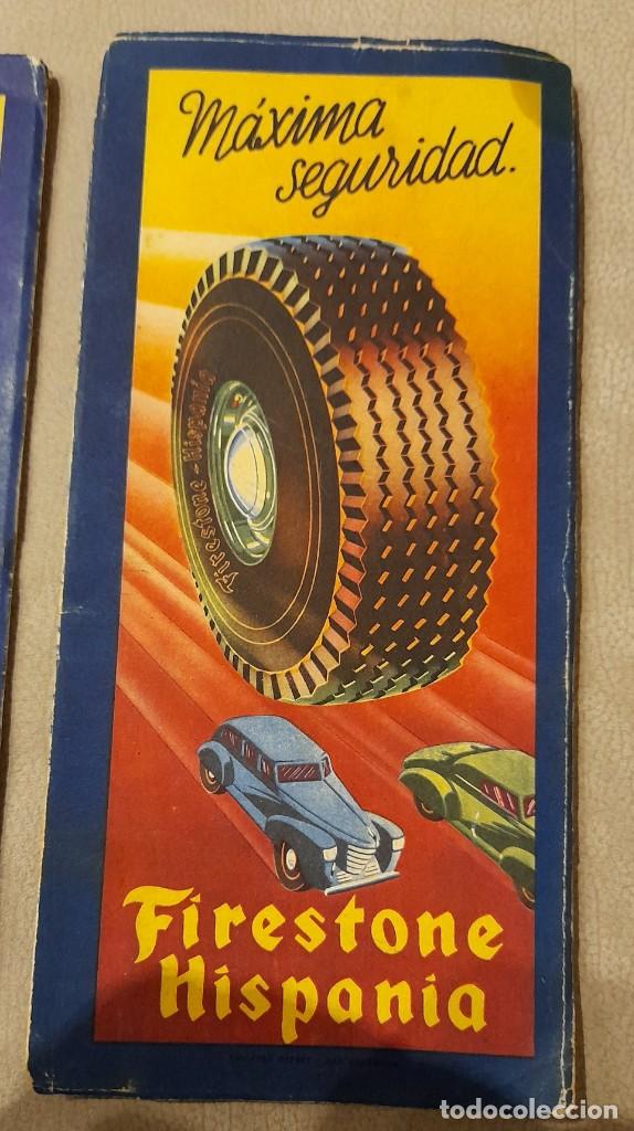 Mapas contempor&acirc;neos: Mapa Firestone Hispania n&ordm; 7 Valladolid Madrid Salamanca &Aacute;vila Segovia Guadalajara