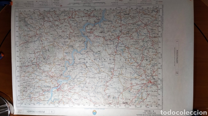 Mapas contempor&aacute;neos: Mapa general de puertomarin. Mapa militar ( Lugo) . - Foto 4