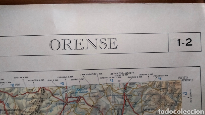 Mapas contempor&aacute;neos: Mapa militar de Orense ( 1-2) - Foto 1