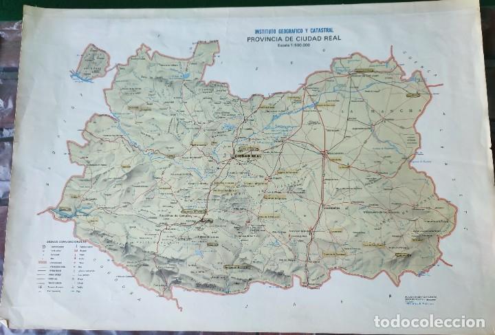 Contemporary maps: MAPA PROVINCIA CIUDAD REAL INSTITUTO GEOGR&Aacute;FICO Y CATASTRAL 1977