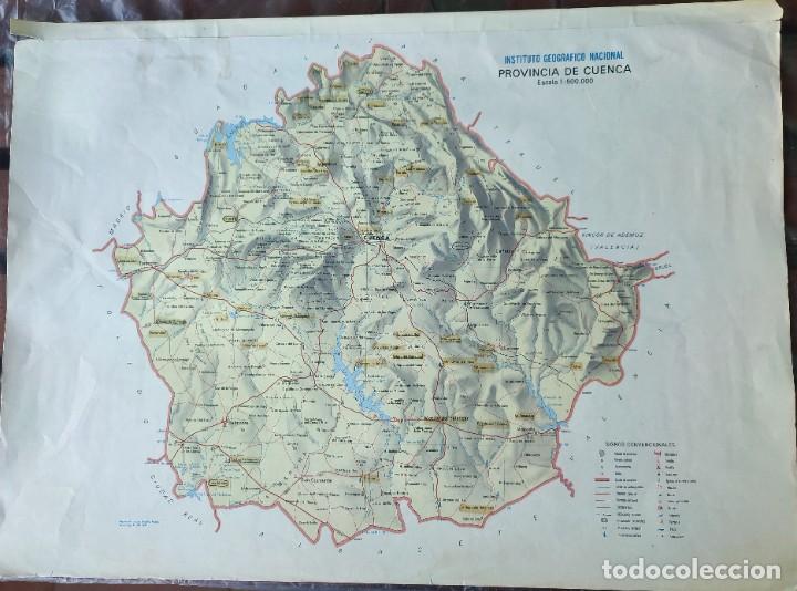 Contemporary maps: MAPA PROVINCIA CUENCA INSTITUTO GEOGR&Aacute;FICO Y CATASTRAL 1977