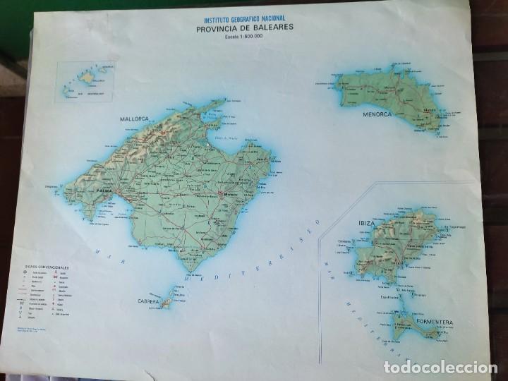 Contemporary maps: MAPA PROVINCIA BALEARES INSTITUTO GEOGR&Aacute;FICO Y CATASTRAL 1977