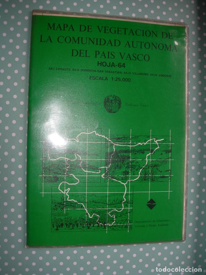 Contemporary maps: MAPA DE VEGETATACI&Oacute;N DE LA COMUNIDAD AUTONOMA DEL PAIS VASCO / ANDOAIN / EUSKERA -ESPA&Ntilde;OL