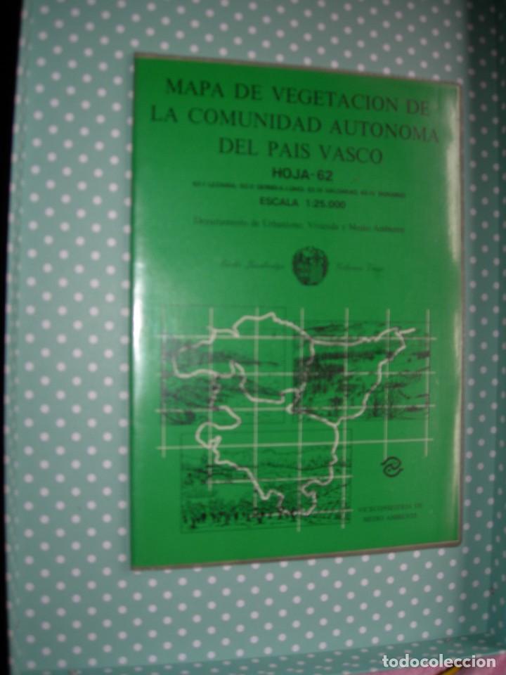Contemporary maps: MAPA DE VEGETACI&Oacute;N DE LA COMUNIDAD AUT&Oacute;NOMA DEL PAIS VASCO / GALDAKAO / EUSKERA - ESPA&Ntilde;OL