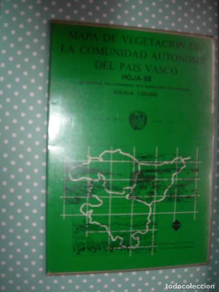 Contemporary maps: MAPA DE VEGETACI&Oacute;N DE LA COMUNIDAD AUT&Oacute;NOMA DEL PAIS VASCO / ZUMARRAGA / EUSKERA - ESPA&Ntilde;OL