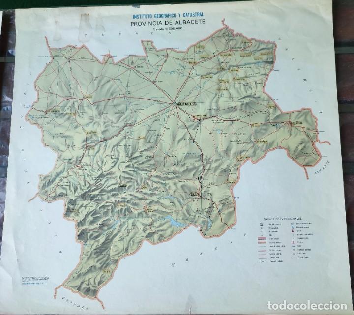 Contemporary maps: MAPA PROVINCIA ALBACETE INSTITUTO GEOGR&Aacute;FICO CATASTRAL