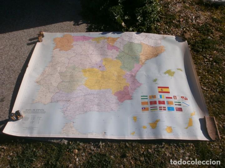 Contemporary maps: MAPA PLANO DE ESPA&Ntilde;A 100 X 135 CM. ADMINISTRACI&Oacute;N TERRITORIAL. INST. GEOGR&Aacute;FICO NACIONAL 1983