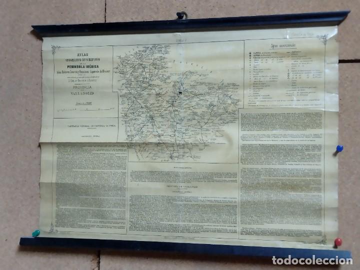 Contemporary maps: Mapa Altlas geogr&aacute;fico descriptivo. Emilio Valverde Alvarez. Valladolid J Alfaro