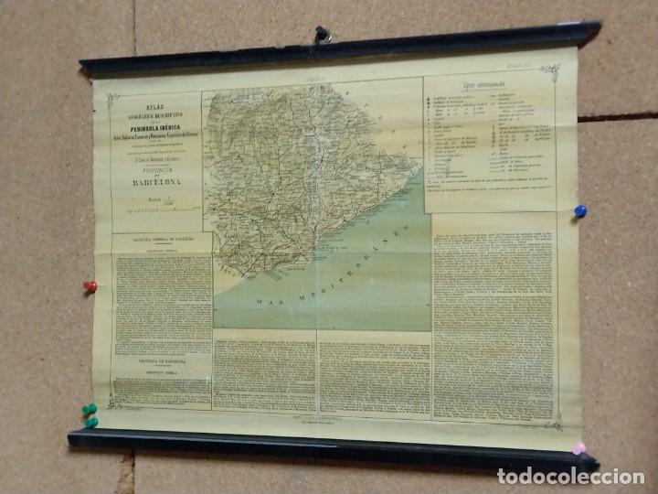 Contemporary maps: Mapa Altlas geogr&aacute;fico descriptivo. Emilio Valverde Alvarez. Barcelona J Alfaro
