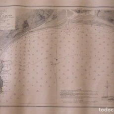 Mapas contemporáneos: MAPA PLANO BAHÍA DE LAGOS. PORTUGAL. Nº 313. GRABADO. HIDROGRAFÍA. MADRID. 1926. CARTA NAÚTICA.. Lote 313521338