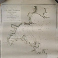 Mapas contemporáneos: MAPA PLANO BAHÍA SAN ANTONIO. GUINEA. ISLA DE PRINCIPE. Nº 902. CARTA NAÚTICA. MADRID. 1893.. Lote 313522493