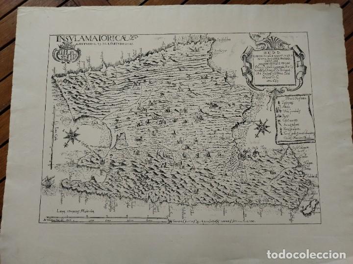 Mapas contempor&aacute;neos: INSULA MAIORICAE. VICEN&Ccedil; MUT. 1683. MAPA DE MALLORCA. - Foto 2