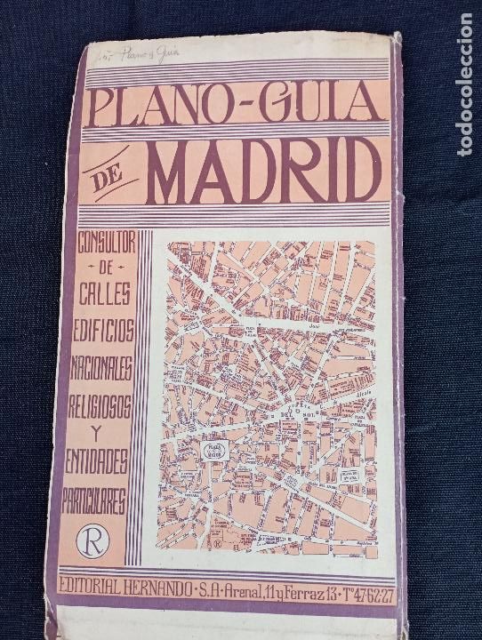 Mapas contempor&aacute;neos: plano guia de madrid de la editorial hernando - Foto 2