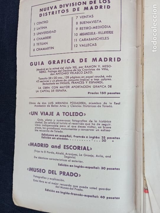 Mapas contempor&aacute;neos: plano guia de madrid de la editorial hernando - Foto 3