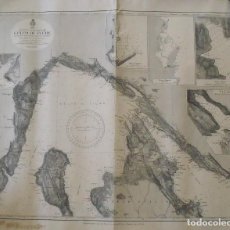 Mapas contemporáneos: MAPA PLANO. GOLFO DI FIUME. MARINA AUSTRO-UNGARICA. 1932. GRABADO. CARTA NAÚTICA. 518.. Lote 314427608