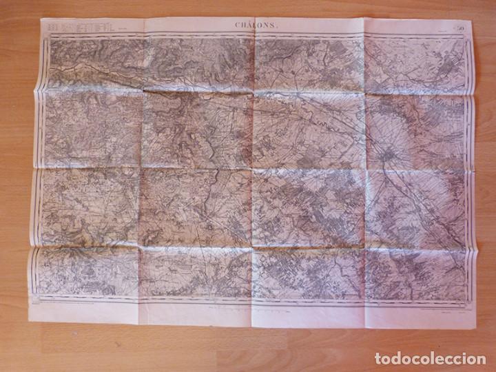 Mapas contempor&aacute;neos: Mapa zona Chalons &eacute;poca WWI - Foto 1